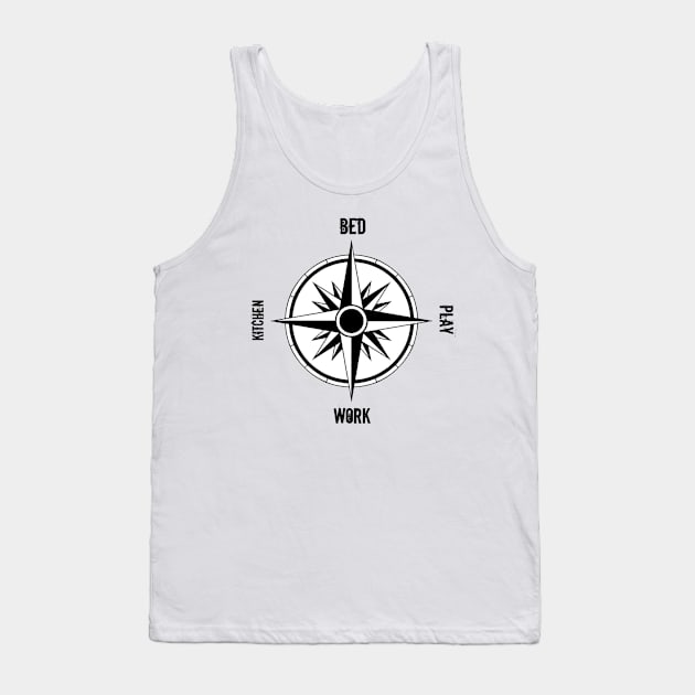 Geek compas Tank Top by Magination